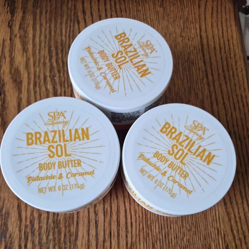 NWT - 3 for $20 - Lot - Body Butter - Pistachio & Carmel - 6 oz